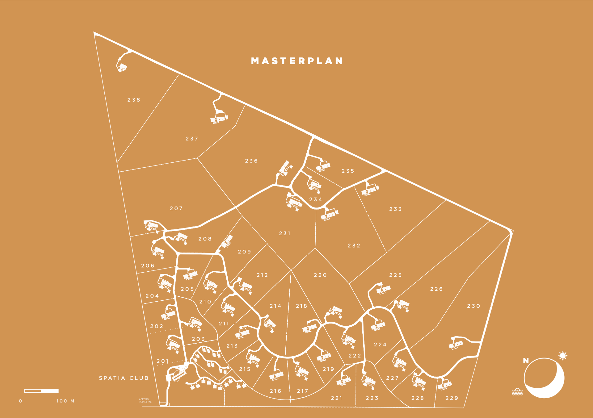Estates at Spatia site plan — lot 230 within the wider community layout.